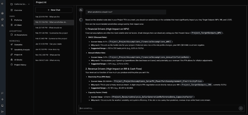 Project AI — conversational AI with full model access